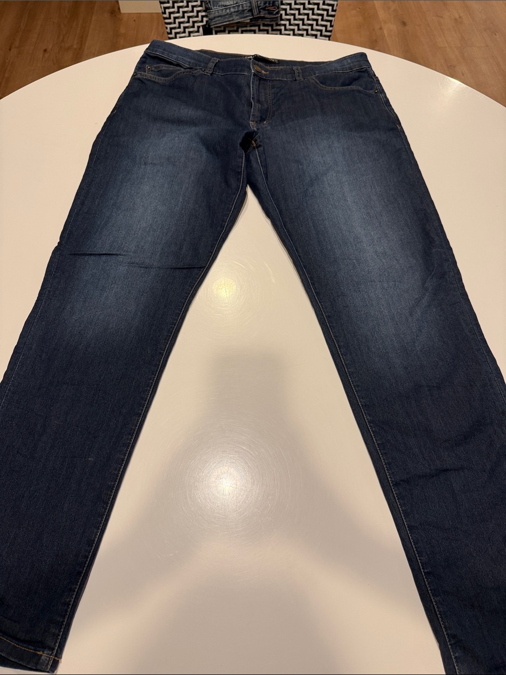 Travis Mathew Men's Dark Blue Slim Straight Jeans